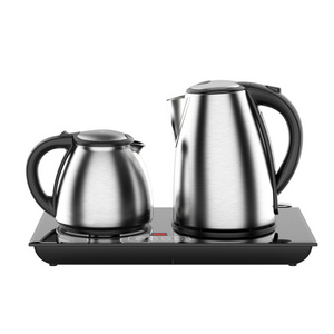 Electric Kettle with Teapot Set with LED Touch Control Tea Maker Samovar for hotel Modern Tea and Coffee Maker