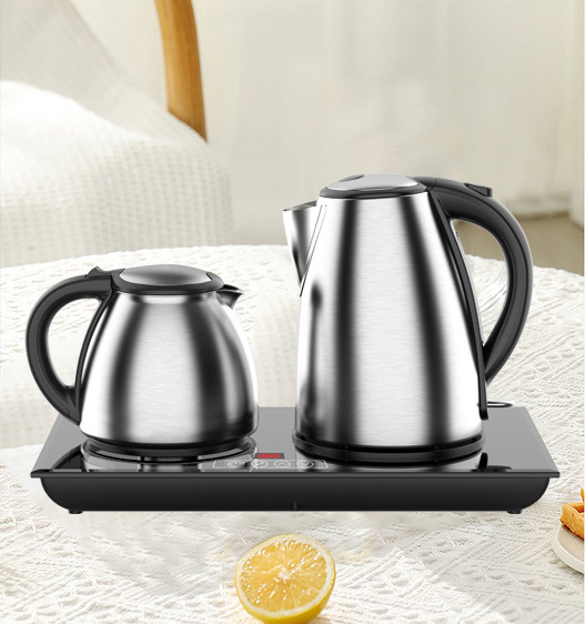 Electric Kettle with Teapot Set with LED Touch Control Tea Maker Samovar for hotel Modern Tea and Coffee Maker