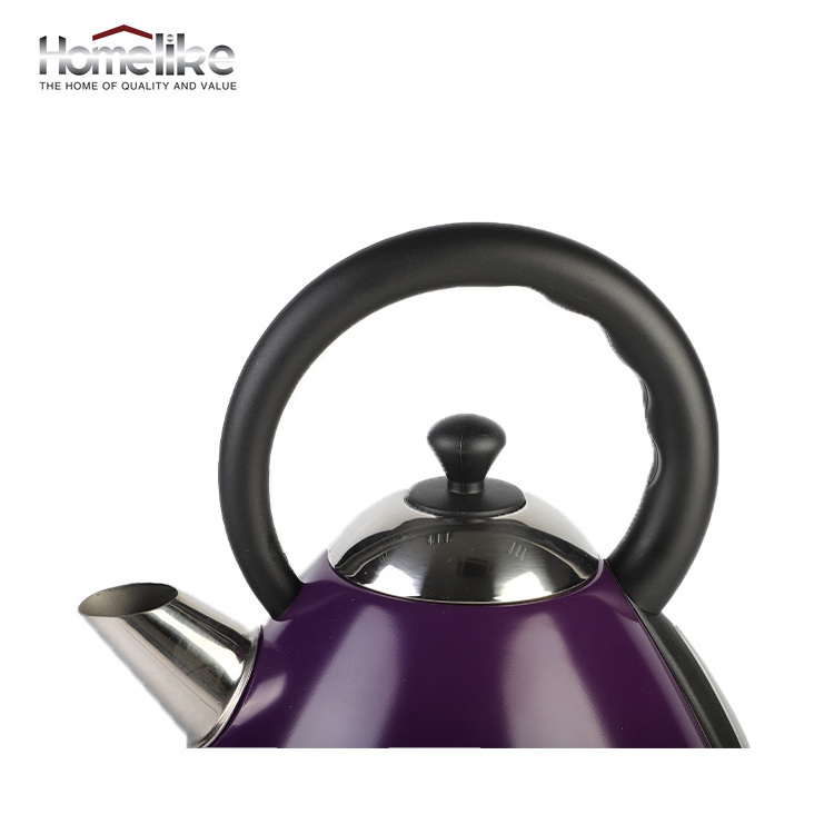 Full Automatic shut-off Stainless Steel Pyramid tea kettle with dry boil Protection