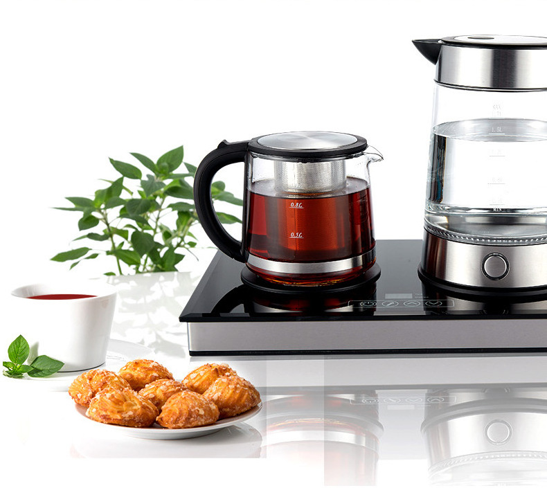 Electric Glass Tea Set  Tea Tray  Home Appliance CKD/SKD Tea Maker Machine