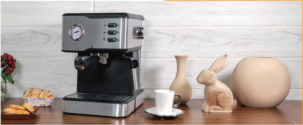 new expresso machine 2 cups cafetera italiana home appliances coffee machine with milk frother