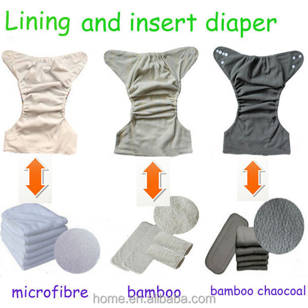 Custom Wholesale Newborn Diaper Cloth Nappies Cover Reusable Bamboo Nappy Covers Baby Cloth Diaper