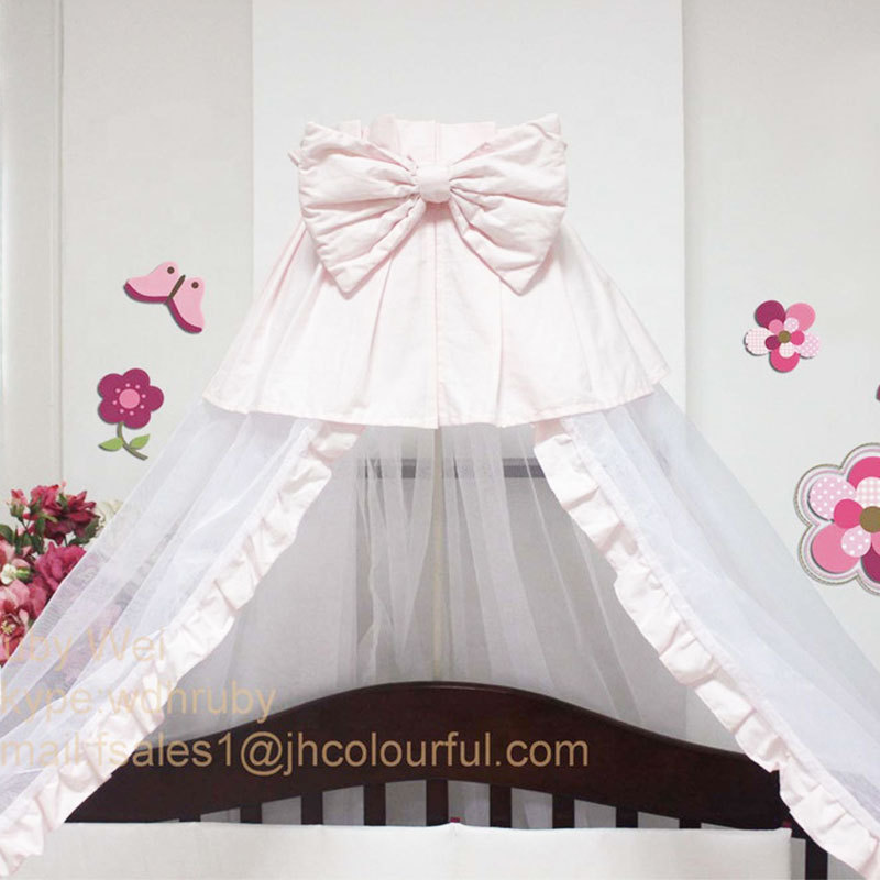 Baby Crib Mosquito Nets For Bed Canopy 100% Cotton Canopy Children Baby Bed Canopy