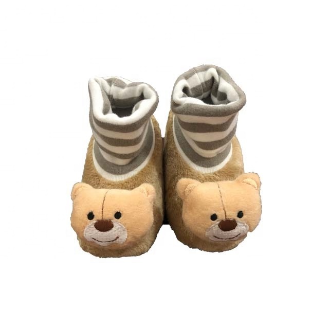 Autumn Winter Cute Toddler New Born Soft Sole First Walker Anti Slip Sock Baby Shoes With Bow