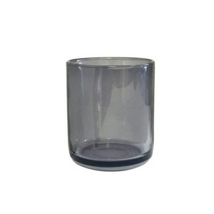 Clear  Candle Votive Black Design For Home Festive And Party Design Glass Candle Holder Custom Made Design T-light