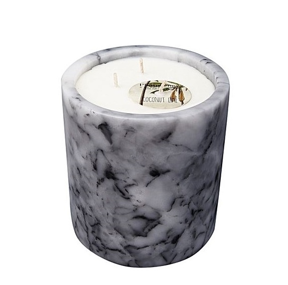 Vintage Look Concrete Candle Holder