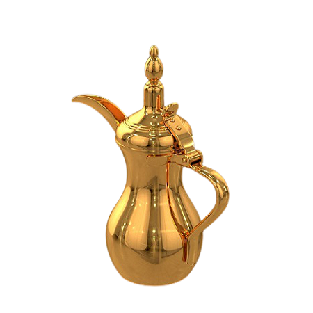 Trending Design Arabic Dallah Coffee Pot Greatest Quality Customized Shape and Size Steel Dallah