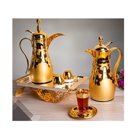 Aluminium Tea Coffee Milk Kettle With Wood Handle And Brass Butterfly Lid At Competitive Price