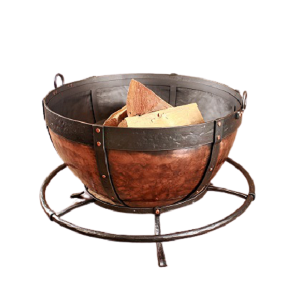 Admirable Design Large Size Iron Fire Pit With Highest Quality Round Shape Fire Pit With Steel Ring In Bulk