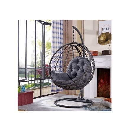 Best Quality Black Color Wrought Iron Swings Customized Shape and Size Hanging Chair At Attractive Price