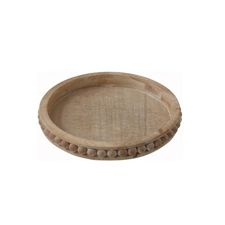 Unique Design Round Shape Wood Charger Plates Top Quality Customized Size Under Plates For Wholesale Supplier