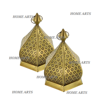 Wholesale Large Size Pure Iron Hanging Lantern Good Design Indoor and Outdoor Solid Iron Moroccan Lantern