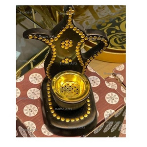 Kettle design wood and stainless steel incense burner customized size and shape oud burner at cheap price