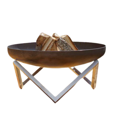 Fantastic Design Round Deep Iron Kadhai Fire Pit Top Quality Large Size Black Color Pure Iron Fire Pit