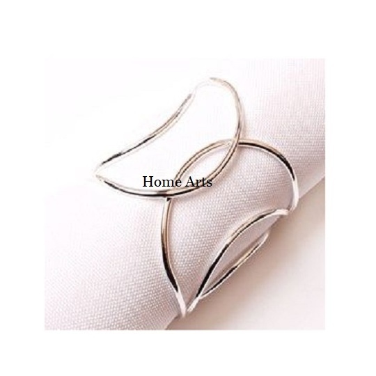 Premium Quality Stainless Steel Wedding Use Napkin Ring Customized Shape Silver Color Napkin Ring At Cheapest Price