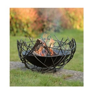 Factory Direct Wholesale Supplier Newest Design Large Size Round Shape Pure Iron Wire Outdoor Fire Pit