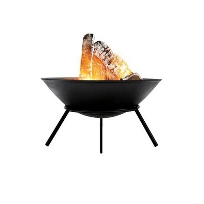 Handmade Round Shape Pure Iron Fire Pit Newest Design Heavy Duty Wood Burning Fire Pit With Stand For Sale