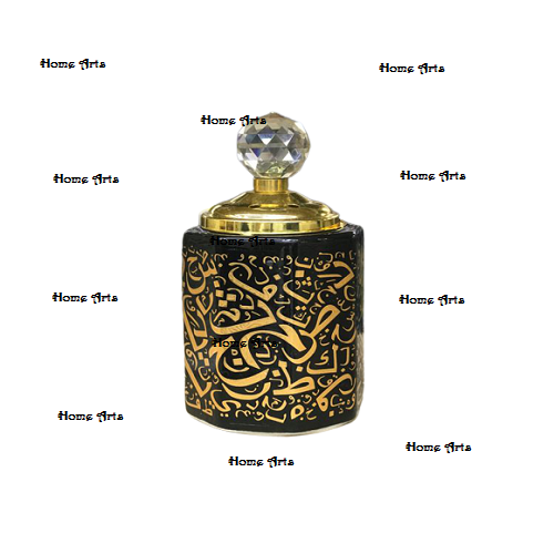 Arabic Round Shape Incense And Bakhoor Burner Premium Quality Solid Iron Oud/Bakhoor Burner With Metal Lid