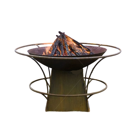 Admirable Design Large Size Iron Fire Pit With Highest Quality Round Shape Fire Pit With Steel Ring In Bulk