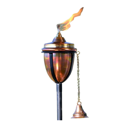 Copper Oil Garden Torch/Tiki Torch Oil Lamp