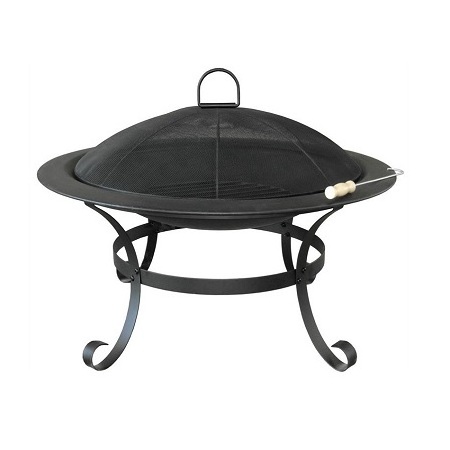 Marvelous Design Wrought Iron Pit Highest Quality Black Color Barbeque Fire Pit Fireplace Fire Pit With Cover And Stand