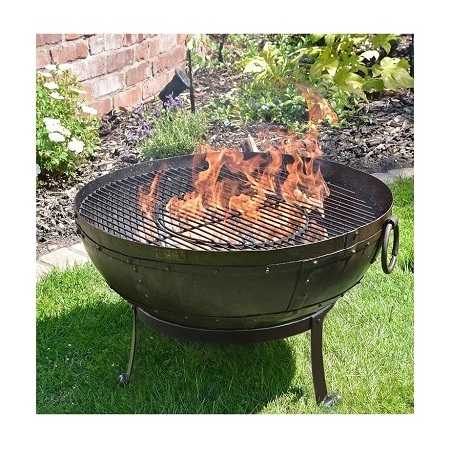 Attractive Design Pure Iron Fire Pit With Stand Finest Quality Outdoor Indoor Fire Pit For Home And Garden Use