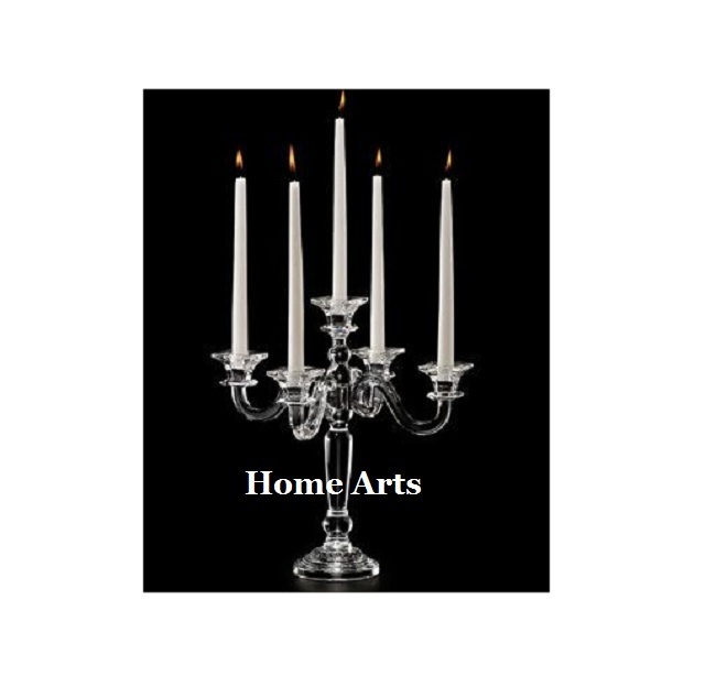 Premium Quality Black Color Crystal Candelabra With Classic Design Aluminium Candelabra For Top Selling