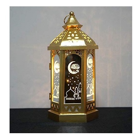 Best Quality Pure Iron Pink Color Candle Lantern Antique Design Tea Light Small Ramadan Lantern For Home Decor