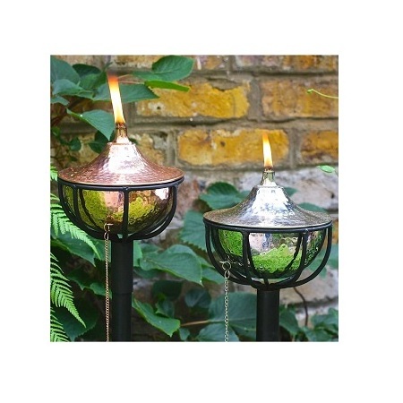 Garden Oil Lamp Tiki Torches/Wholesale Copper & Sliver Oil Lamp