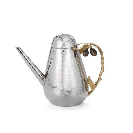 Aluminium Tea Coffee Milk Kettle With Wood Handle And Brass Butterfly Lid At Competitive Price