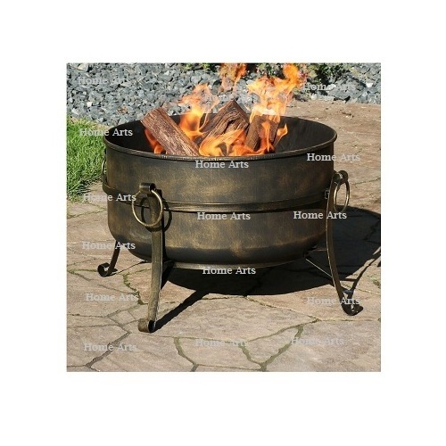 Heavy Duty Indoor And Outdoor Wood Burning Pure Iron BBQ Fire Pit Prime Quality Solid Iron Fire Pit For Sale