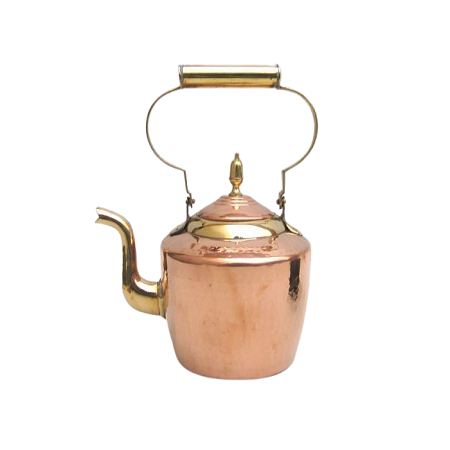 Customized Shape Tea Kettle Pure Copper Hotel And Restaurant Tea Kettle With Handle At Best Price In India