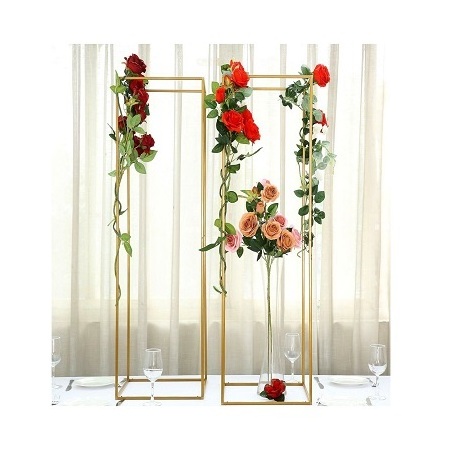 Highest Quality Wedding and Event Props Flower Pure Iron Frame Backdrop For Wedding Decor