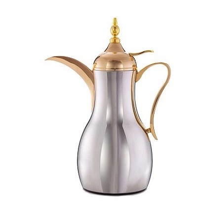 Trending Design Arabic Dallah Coffee Pot Greatest Quality Customized Shape and Size Steel Dallah