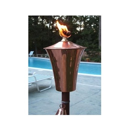 Copper Oil Garden Torch/Tiki Torch Oil Lamp