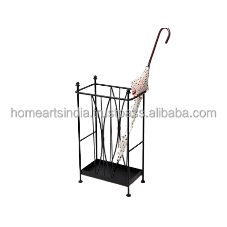 Fantastic Deign Wrought Iron Umbrella Stand Square Shape Customized Size Umbrella Stand At Lowest Price