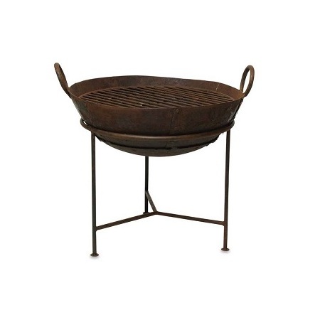 Wholesale Heavy Duty Cast Iron Fire Pit Best Design Large Size Barbeque Fire Pit For Indoor And Outdoor Usage