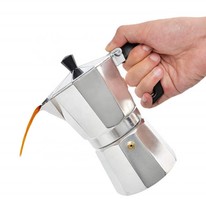 Factory Price Bialetti 1/2/3/6/9/12 Cup Stock Italian Classic Manual Stove Top Aluminium Moka Pot Coffee Maker