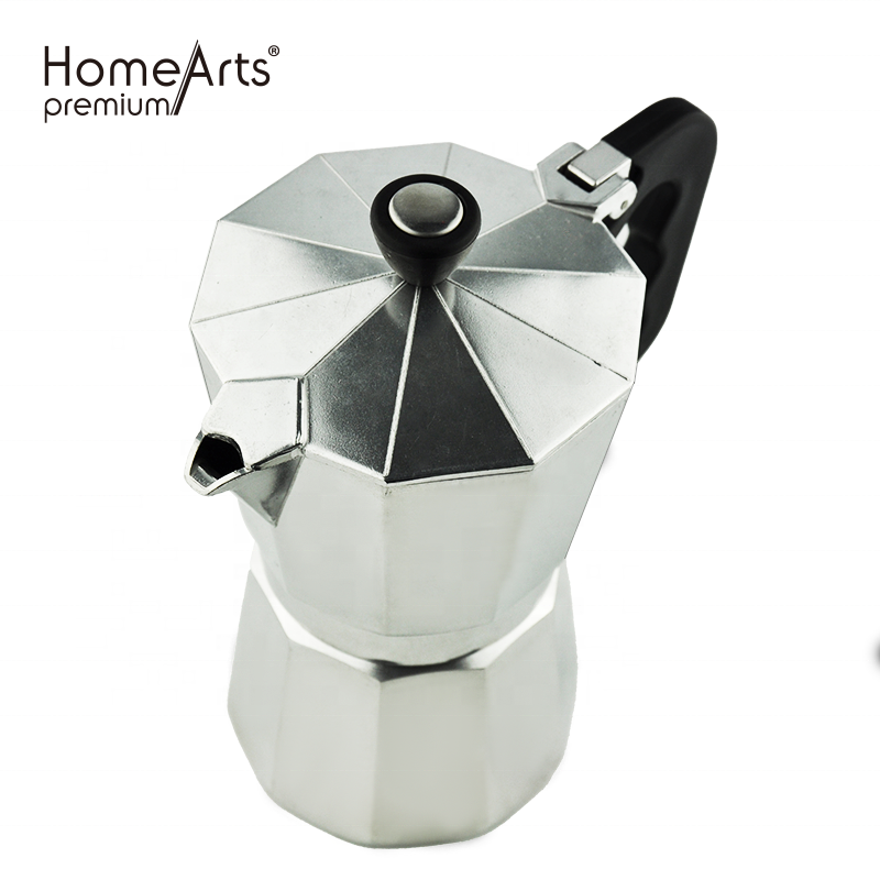 Best Quality Aluminium Classic Moka Pot Cafeteria Espresso Coffee Maker 6-cup Italiana Francesa Portatil Express Cafetera