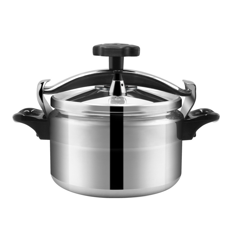 aluminum pressure cooker with mirror polish and bakelite handle  8L