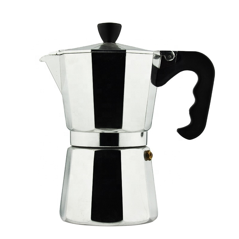 Best Quality Aluminium Classic Moka Pot Cafeteria Espresso Coffee Maker 6-cup Italiana Francesa Portatil Express Cafetera