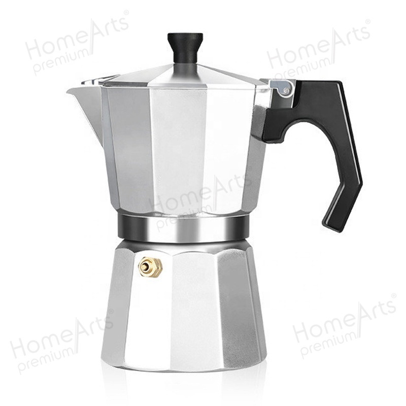 Branded Bialrtti Aluminum Custom Mocha Pot Cafetera Coffee Maker Moka Pot