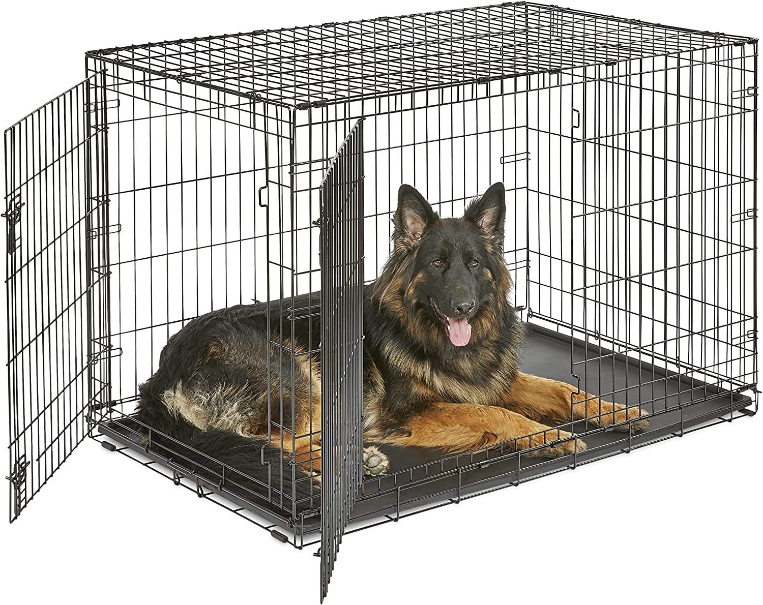 Fast Shipping Stackable Double door Pet Cage 42