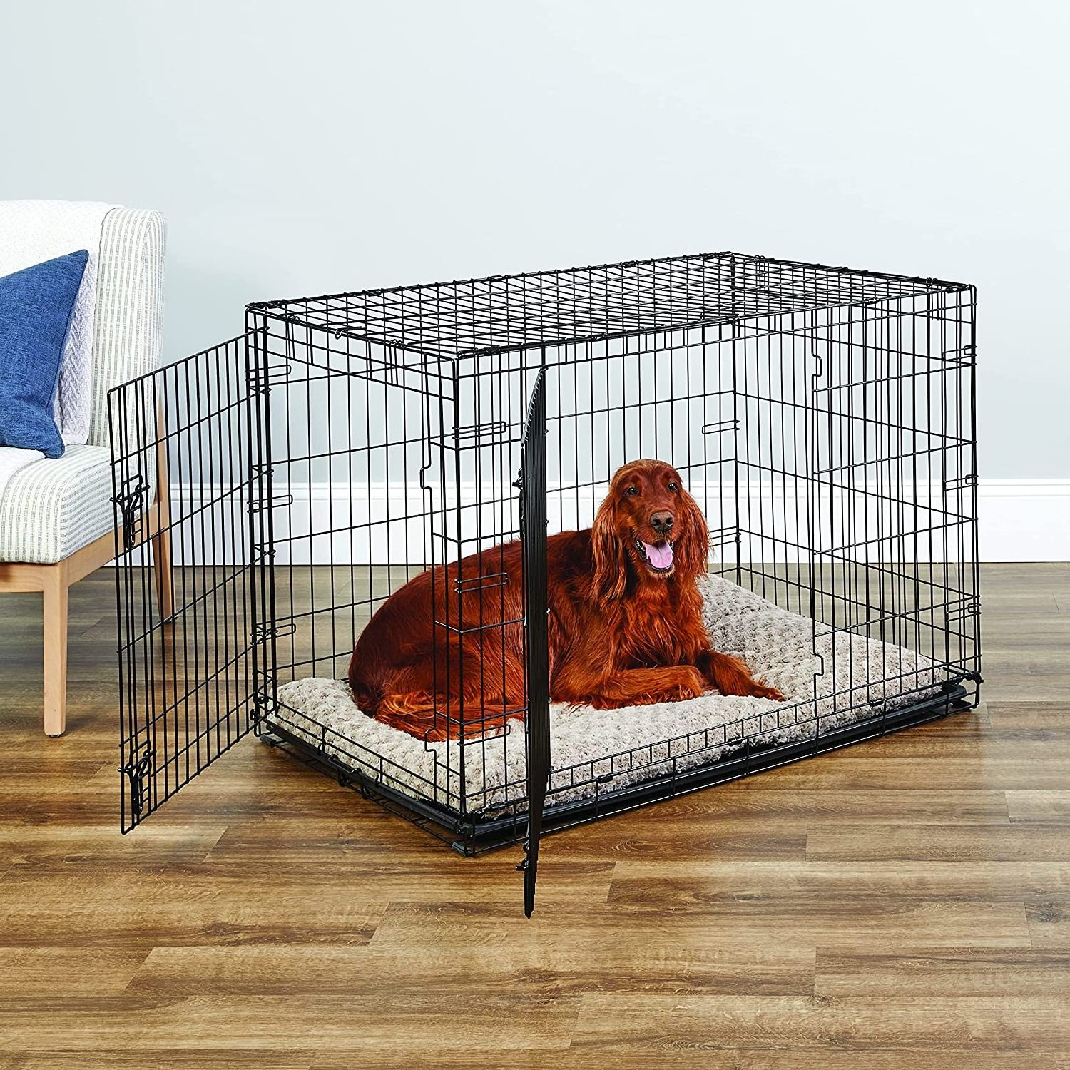 Fast Shipping Stackable Double door Pet Cage 42