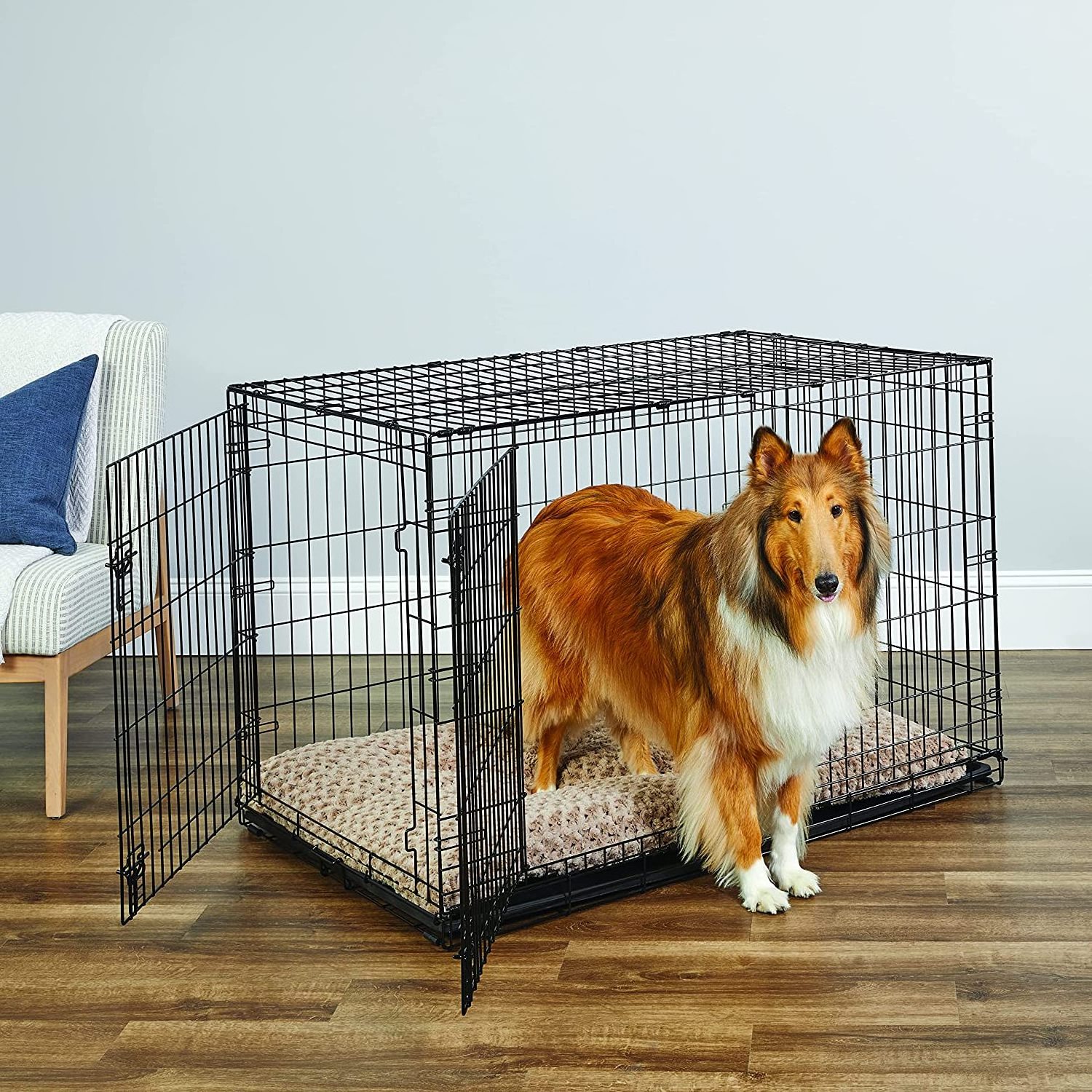 Fast Shipping Stackable Double door Pet Cage 42