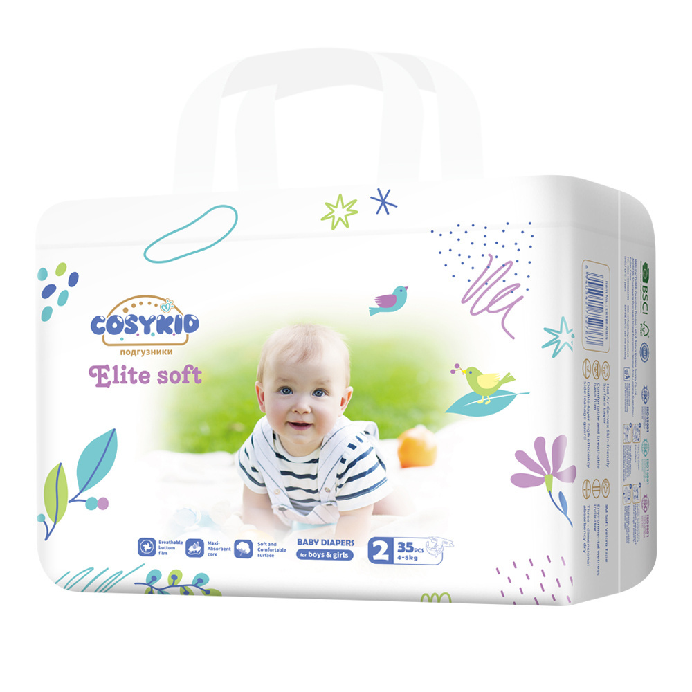 Free Sample Pampering Baby Diapers Nappy Wholesale COSYKID Diaper With Printed Soft Breathable Custom High quality Korean diaper