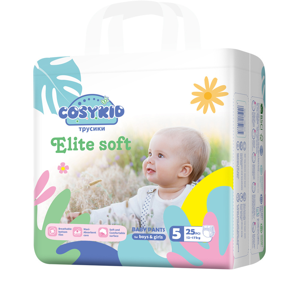 COSYKID Brand Pants Diaper Manufacturer Wholesale Disposable Korean Baby Diaper Custom Training Pants Nappies For Babies