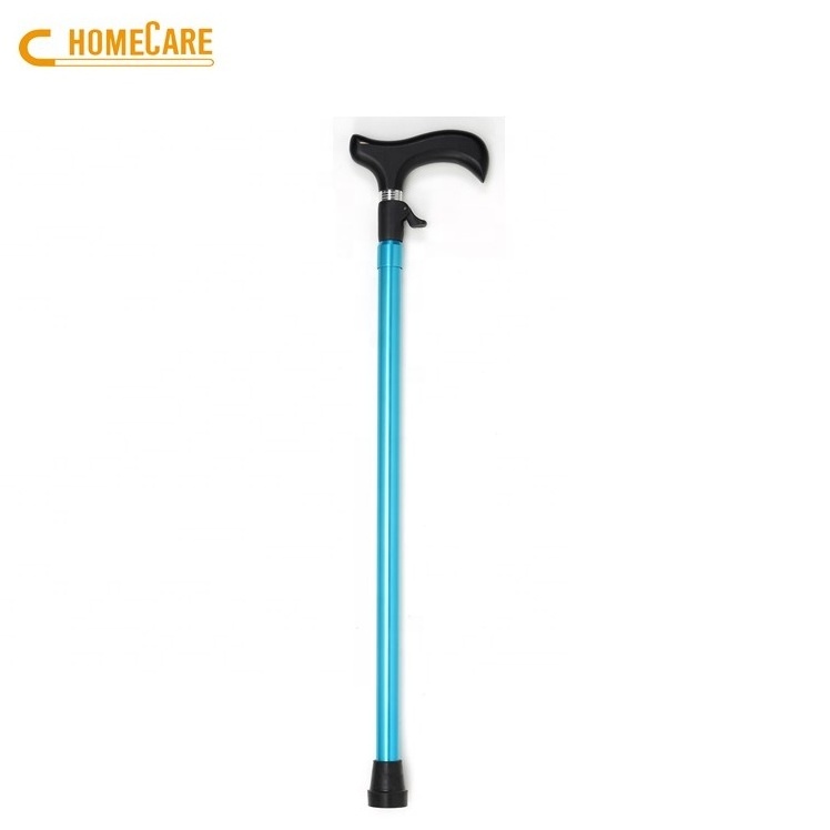 Heavy duty aluminum alloy push-button walking cane stick