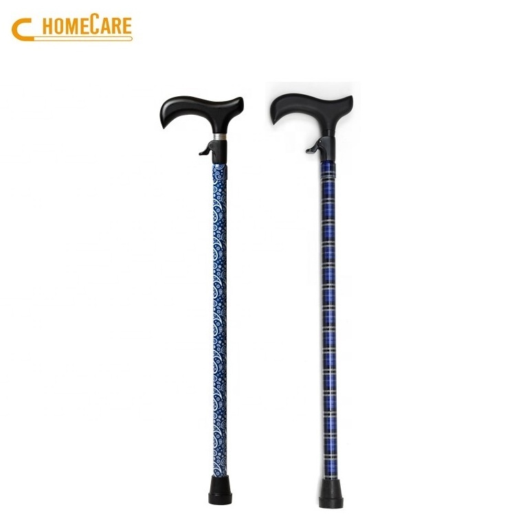 Aluminum alloy hiking trekking walking stick for the disabled