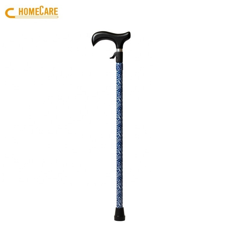 Aluminum alloy hiking trekking walking stick for the disabled